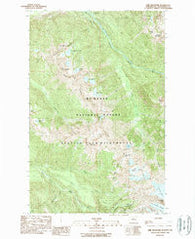 Lime Mountain Washington Historical topographic map, 1:24000 scale, 7.5 X 7.5 Minute, Year 1988