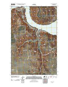 Lincoln Washington Historical topographic map, 1:24000 scale, 7.5 X 7.5 Minute, Year 2011