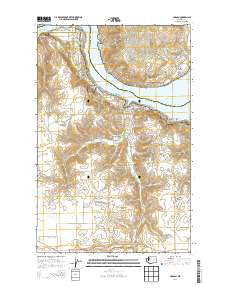 Lincoln Washington Current topographic map, 1:24000 scale, 7.5 X 7.5 Minute, Year 2014