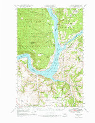Lincoln Washington Historical topographic map, 1:62500 scale, 15 X 15 Minute, Year 1948
