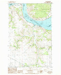 Lincoln Washington Historical topographic map, 1:24000 scale, 7.5 X 7.5 Minute, Year 1985