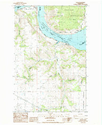 Lincoln Washington Historical topographic map, 1:24000 scale, 7.5 X 7.5 Minute, Year 1985