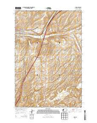 Lind Washington Current topographic map, 1:24000 scale, 7.5 X 7.5 Minute, Year 2014