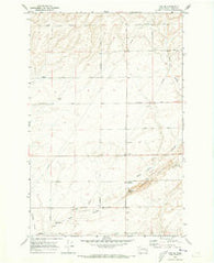Lind SE Washington Historical topographic map, 1:24000 scale, 7.5 X 7.5 Minute, Year 1970