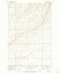 Lind SW Washington Historical topographic map, 1:24000 scale, 7.5 X 7.5 Minute, Year 1970