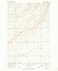 Lind SW Washington Historical topographic map, 1:24000 scale, 7.5 X 7.5 Minute, Year 1970