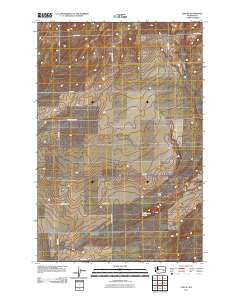 Lind SE Washington Historical topographic map, 1:24000 scale, 7.5 X 7.5 Minute, Year 2011