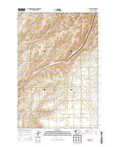 Lind SW Washington Current topographic map, 1:24000 scale, 7.5 X 7.5 Minute, Year 2013