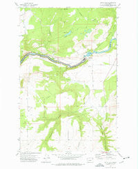 Little Falls Washington Historical topographic map, 1:24000 scale, 7.5 X 7.5 Minute, Year 1973