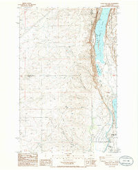 Little Soap Lake Washington Historical topographic map, 1:24000 scale, 7.5 X 7.5 Minute, Year 1986