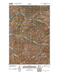 Little Penawawa Creek Washington Historical topographic map, 1:24000 scale, 7.5 X 7.5 Minute, Year 2011