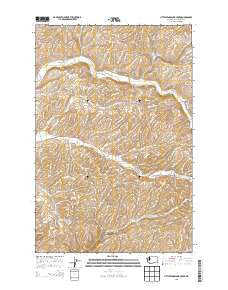 Little Penawawa Creek Washington Current topographic map, 1:24000 scale, 7.5 X 7.5 Minute, Year 2013