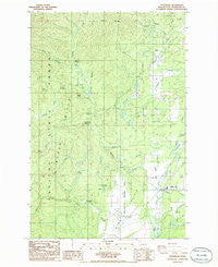 Littlerock Washington Historical topographic map, 1:24000 scale, 7.5 X 7.5 Minute, Year 1986