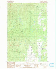 Littlerock Washington Historical topographic map, 1:24000 scale, 7.5 X 7.5 Minute, Year 1986