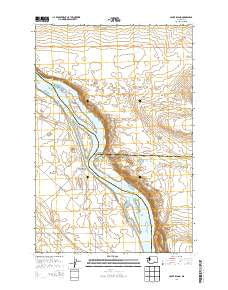 Locke Island Washington Current topographic map, 1:24000 scale, 7.5 X 7.5 Minute, Year 2014