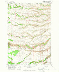 Logy Creek Falls Washington Historical topographic map, 1:24000 scale, 7.5 X 7.5 Minute, Year 1965