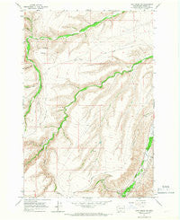 Logy Creek NE Washington Historical topographic map, 1:24000 scale, 7.5 X 7.5 Minute, Year 1965
