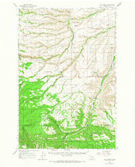 Logy Creek Washington Historical topographic map, 1:62500 scale, 15 X 15 Minute, Year 1965