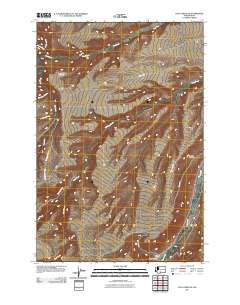 Logy Creek NE Washington Historical topographic map, 1:24000 scale, 7.5 X 7.5 Minute, Year 2011