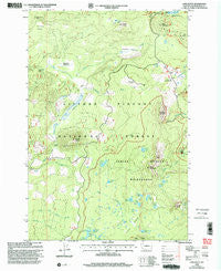 Lone Butte Washington Historical topographic map, 1:24000 scale, 7.5 X 7.5 Minute, Year 1998