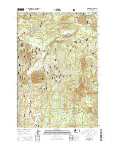 Lone Butte Washington Current topographic map, 1:24000 scale, 7.5 X 7.5 Minute, Year 2014