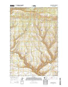 Lone Pine Butte Washington Current topographic map, 1:24000 scale, 7.5 X 7.5 Minute, Year 2013