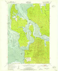 Long Island Washington Historical topographic map, 1:24000 scale, 7.5 X 7.5 Minute, Year 1949