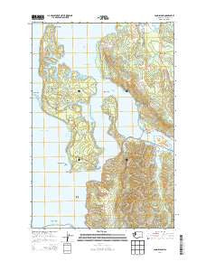 Long Island Washington Current topographic map, 1:24000 scale, 7.5 X 7.5 Minute, Year 2014