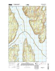 Longbranch Washington Current topographic map, 1:24000 scale, 7.5 X 7.5 Minute, Year 2014