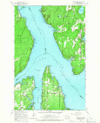 Longbranch Washington Historical topographic map, 1:24000 scale, 7.5 X 7.5 Minute, Year 1959