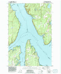 Longbranch Washington Historical topographic map, 1:24000 scale, 7.5 X 7.5 Minute, Year 1959