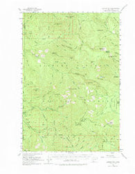 Lookout Mtn Washington Historical topographic map, 1:62500 scale, 15 X 15 Minute, Year 1953