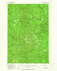 Lookout Mtn Washington Historical topographic map, 1:62500 scale, 15 X 15 Minute, Year 1953