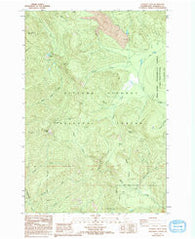 Lookout Mtn Washington Historical topographic map, 1:24000 scale, 7.5 X 7.5 Minute, Year 1986