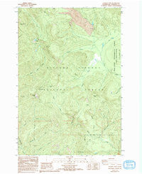 Lookout Mtn Washington Historical topographic map, 1:24000 scale, 7.5 X 7.5 Minute, Year 1986
