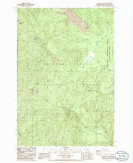 Lookout Mtn Washington Historical topographic map, 1:24000 scale, 7.5 X 7.5 Minute, Year 1986