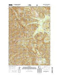Lookout Mountain Washington Current topographic map, 1:24000 scale, 7.5 X 7.5 Minute, Year 2014