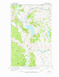 Loomis Washington Historical topographic map, 1:62500 scale, 15 X 15 Minute, Year 1956