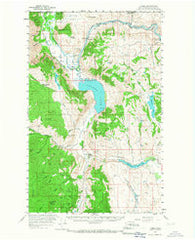 Loomis Washington Historical topographic map, 1:62500 scale, 15 X 15 Minute, Year 1956