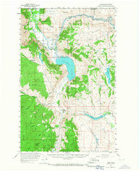 Loomis Washington Historical topographic map, 1:62500 scale, 15 X 15 Minute, Year 1956