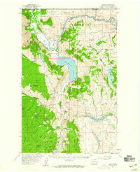 Loomis Washington Historical topographic map, 1:62500 scale, 15 X 15 Minute, Year 1956