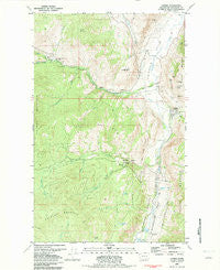 Loomis Washington Historical topographic map, 1:24000 scale, 7.5 X 7.5 Minute, Year 1982