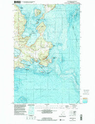 Lopez Pass Washington Historical topographic map, 1:24000 scale, 7.5 X 7.5 Minute, Year 1998