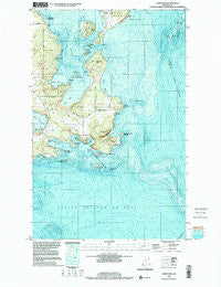 Lopez Pass Washington Historical topographic map, 1:24000 scale, 7.5 X 7.5 Minute, Year 1998