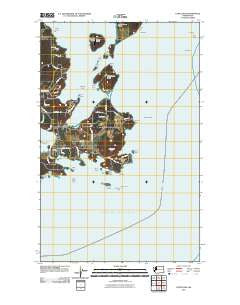Lopez Pass Washington Historical topographic map, 1:24000 scale, 7.5 X 7.5 Minute, Year 2011