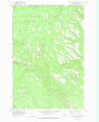 Lost Horse Plateau Washington Historical topographic map, 1:24000 scale, 7.5 X 7.5 Minute, Year 1970