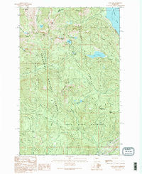 Lost Lake Washington Historical topographic map, 1:24000 scale, 7.5 X 7.5 Minute, Year 1989