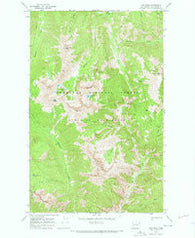 Lost Peak Washington Historical topographic map, 1:24000 scale, 7.5 X 7.5 Minute, Year 1969