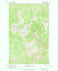 Lost Peak Washington Historical topographic map, 1:24000 scale, 7.5 X 7.5 Minute, Year 1969