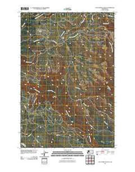 Lost Horse Plateau Washington Historical topographic map, 1:24000 scale, 7.5 X 7.5 Minute, Year 2011